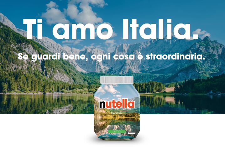 Ferrero celebra l’Italia sui barattoli di Nutella: ecco le 30 località scelte