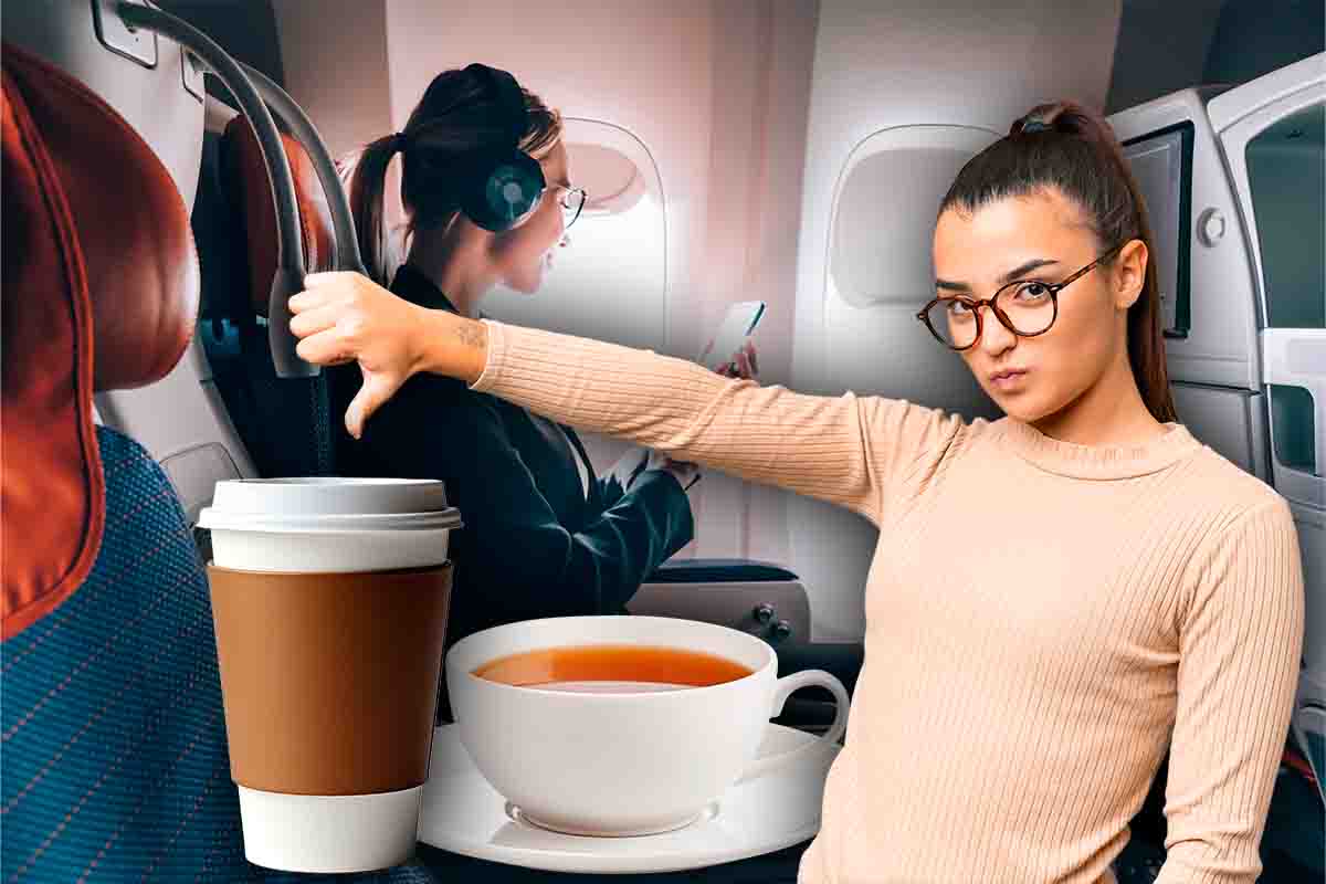  caffè e tè in aereo perché evitare